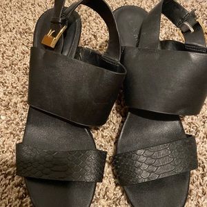 Size 7 Calvin Klein wedge heels